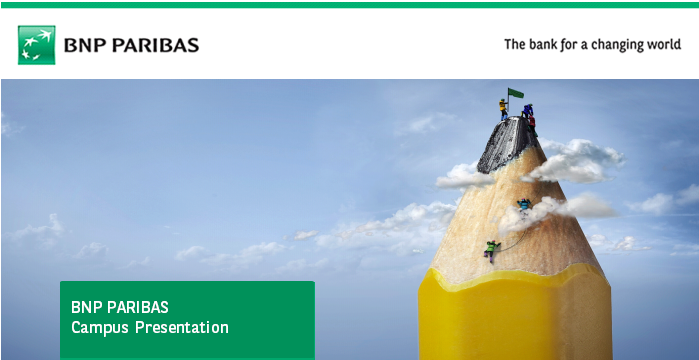 【招聘会】BNP Paribas Campus Presentation